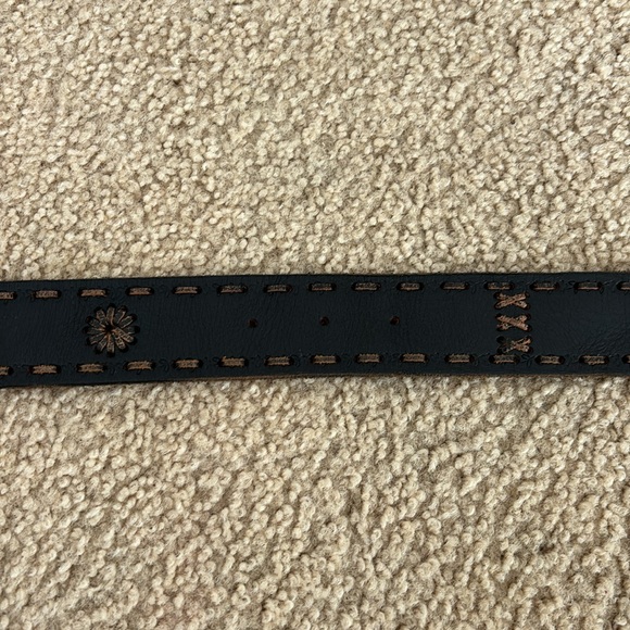 Miss Me black leather belt M - Picture 7 of 10